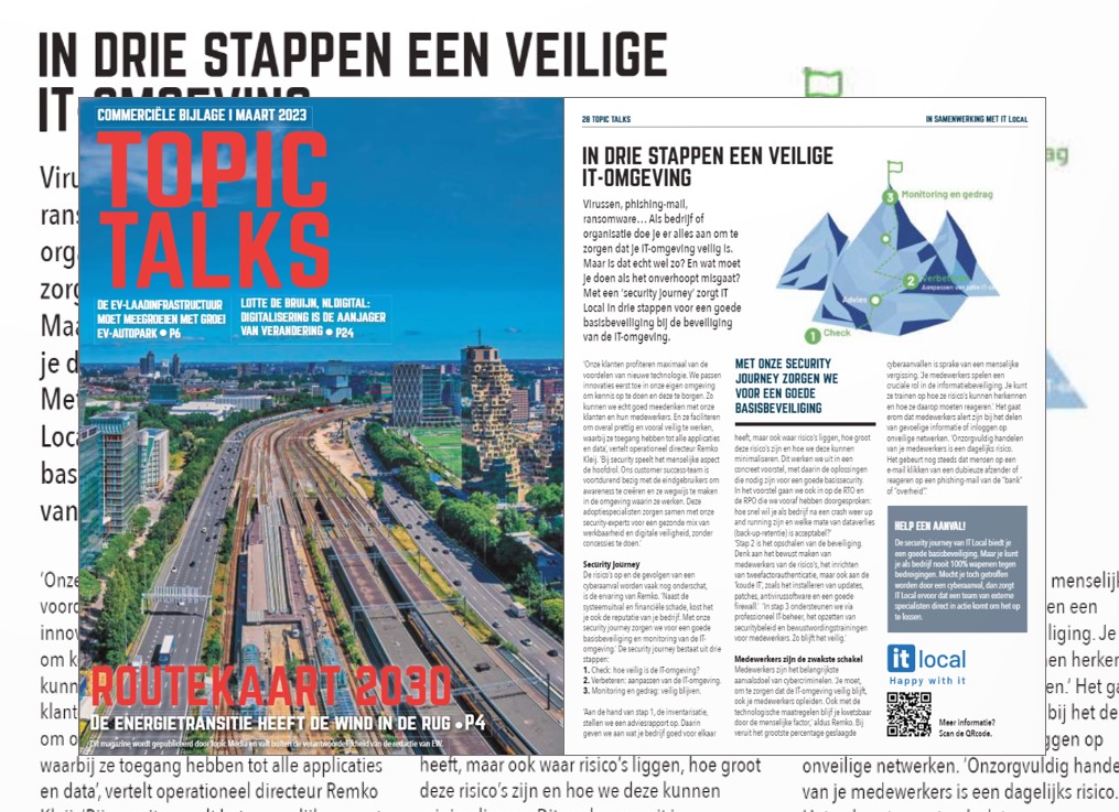 Featured image for “Onze security journey in magazine ‘Innovatief Nederland’”