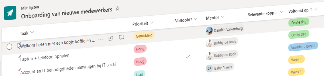 Tags vind je onder het icoon met de checkbox en ster, in het tabblad start.