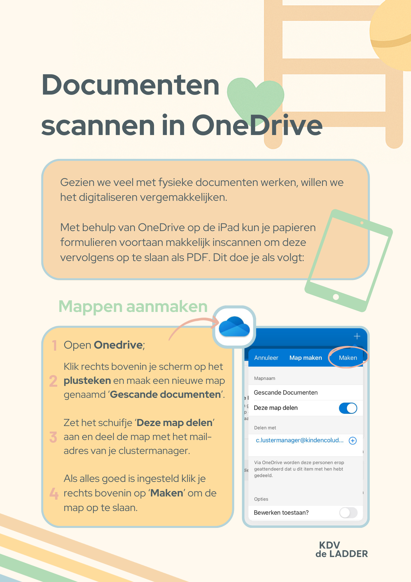 Scannen via OneDrive - KDV de Ladder 2
